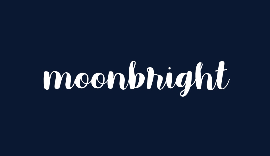 moonbright font big