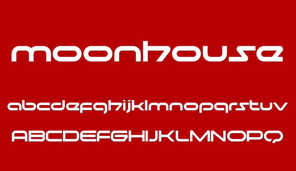 moonhouse font