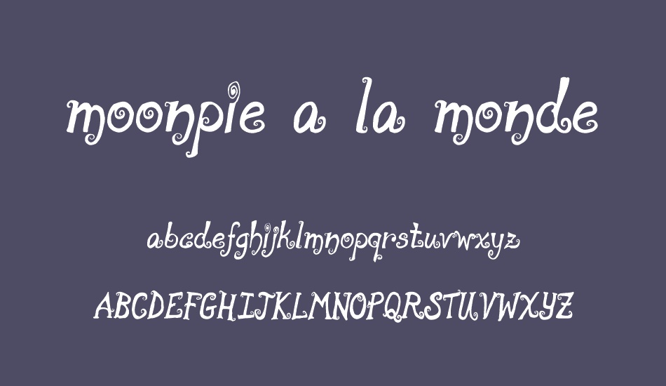 moonpie-a-la-monde font