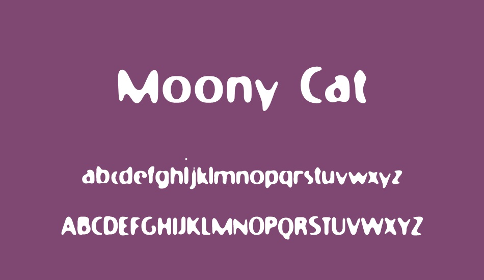 moony-cat font