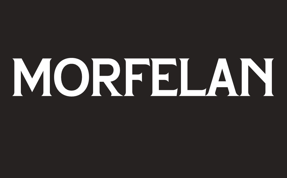 Morfelan font big