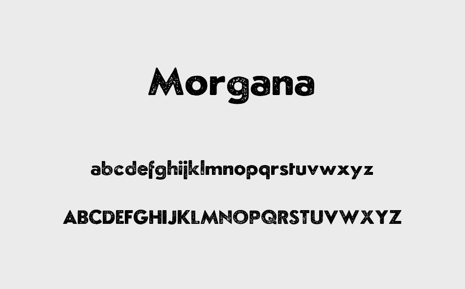 Morgana font