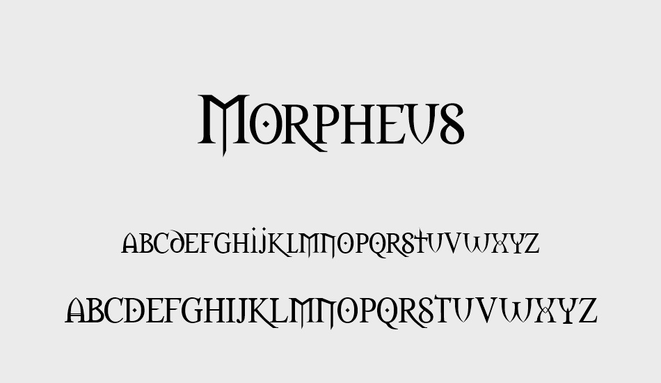 morpheus font