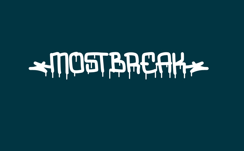 Mostbreak font big