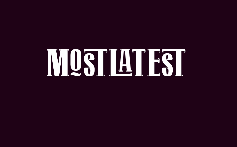 Mostlatest font big