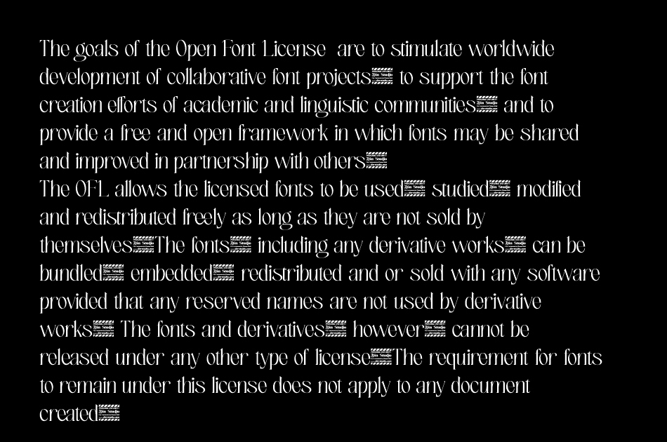 Mostly Bright font 1