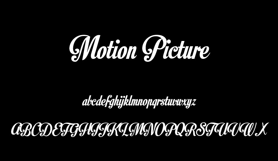 motion-picture-personal-use- font