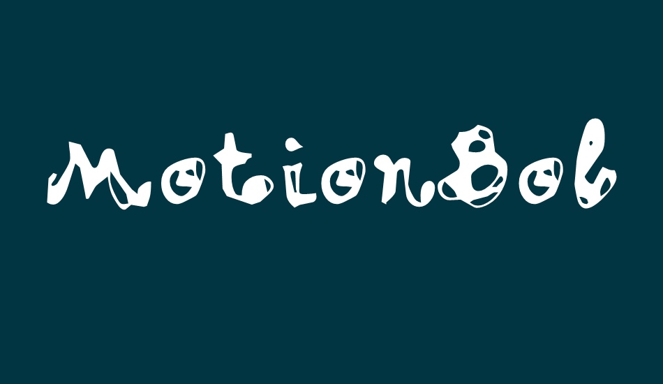 motionbold font big