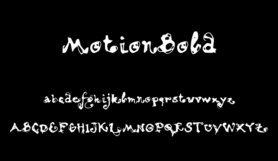 motionbold font