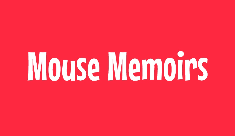 mouse-memoirs font big