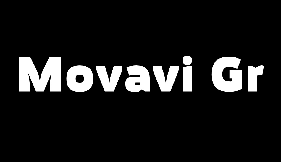 movavi-grotesque-black font big