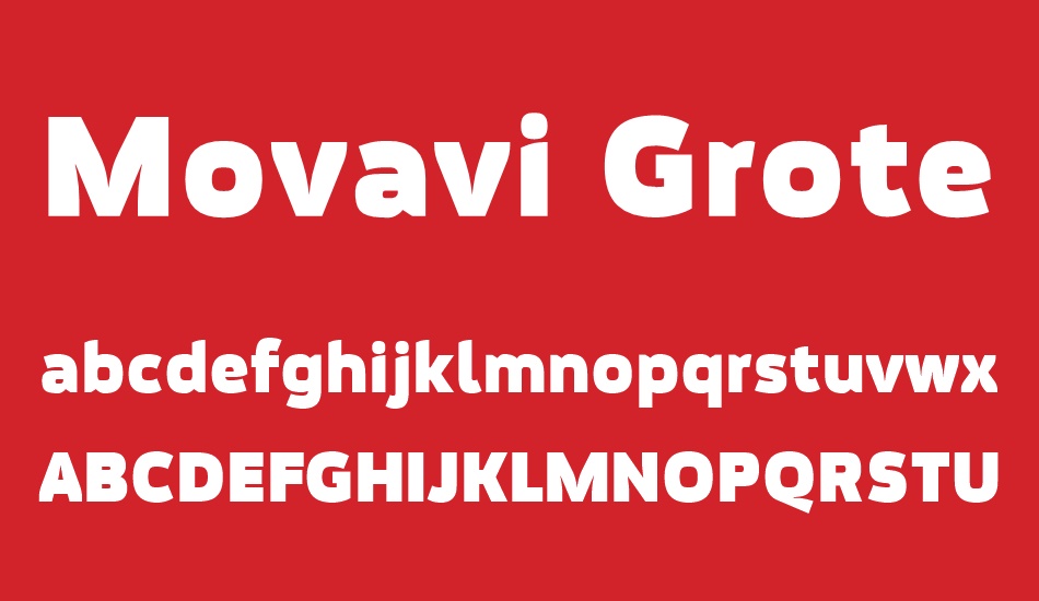 movavi-grotesque-black font