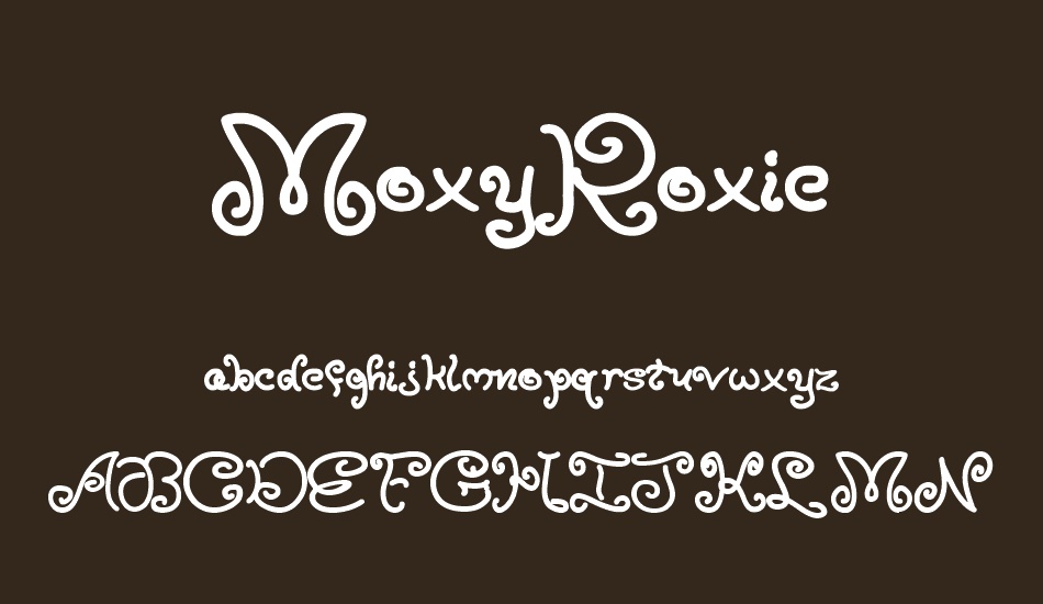 moxyroxie font