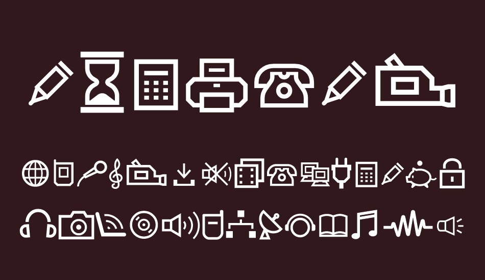 multimedia-icons font