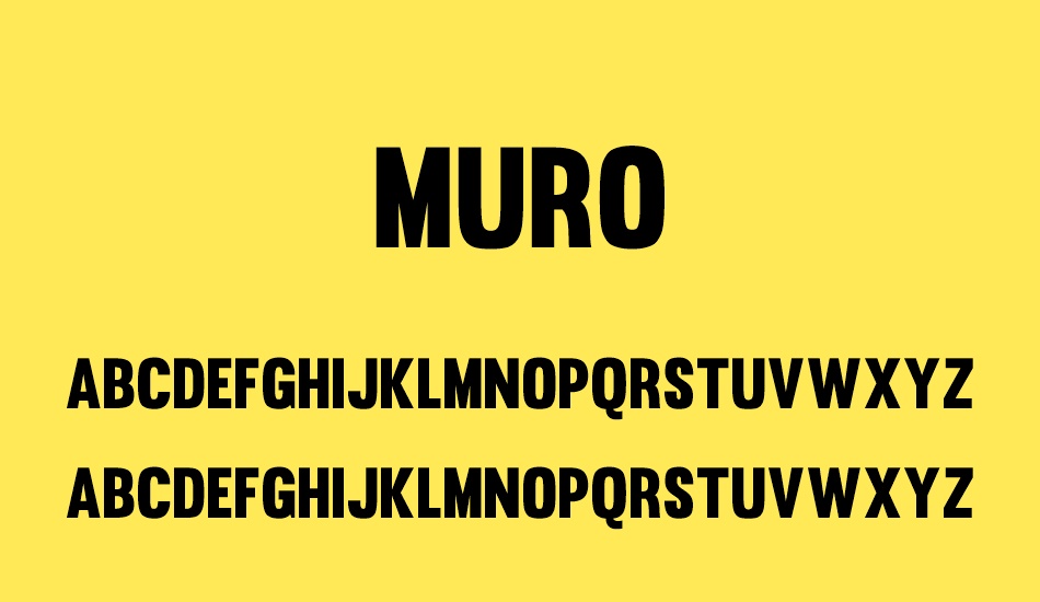 muro font