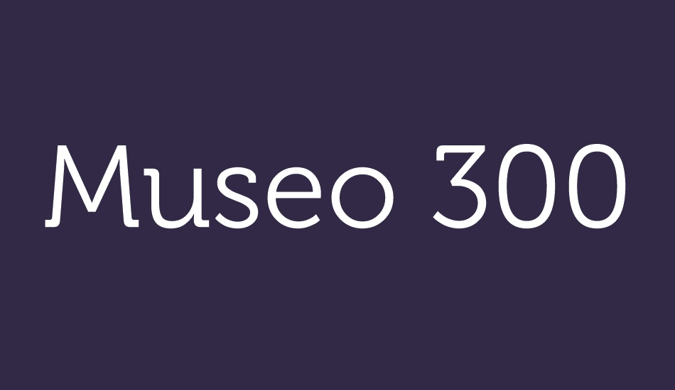 museo-300 font big