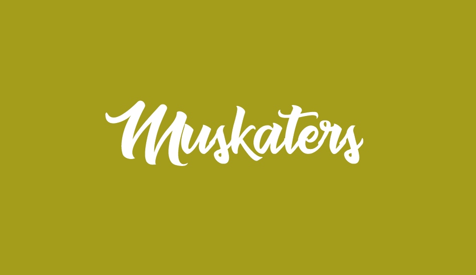 muskaters font big