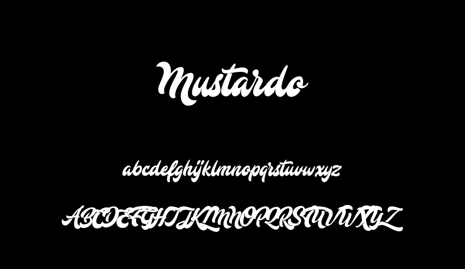 mustardo font