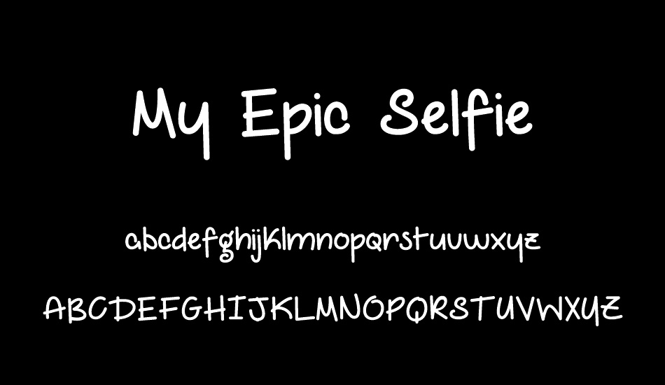 my-epic-selfie-demo font