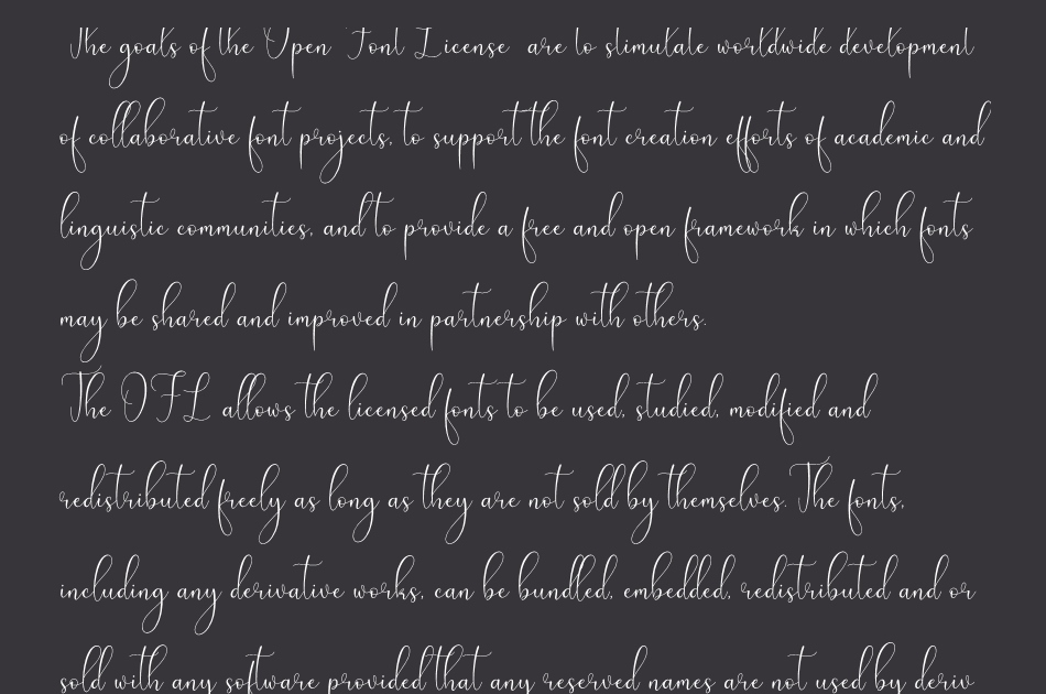 My Favorite font 1