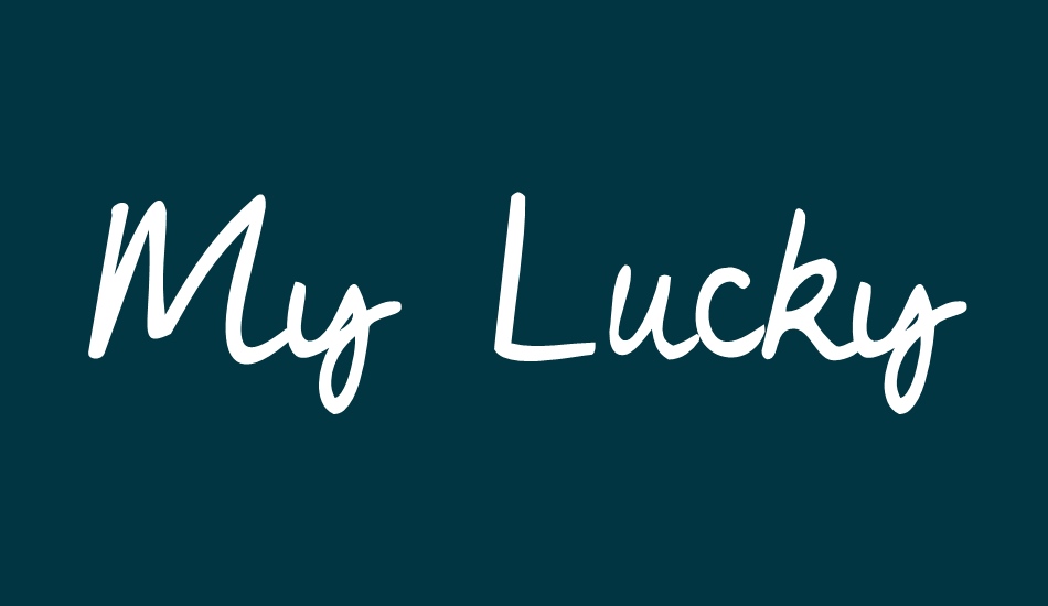 my-lucky-penny font big