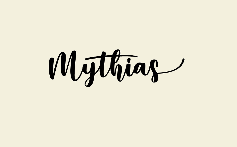 Mythias font big