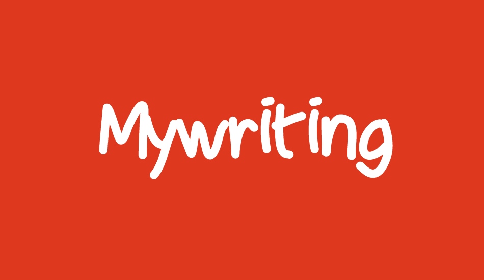 mywriting font big