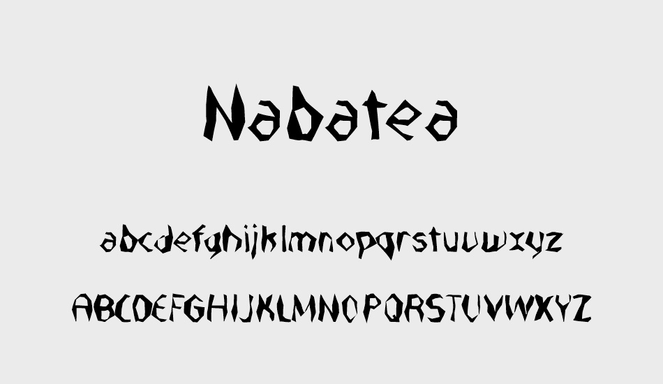nabatea font