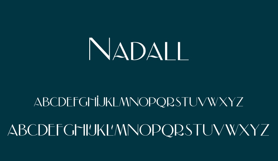 nadall font