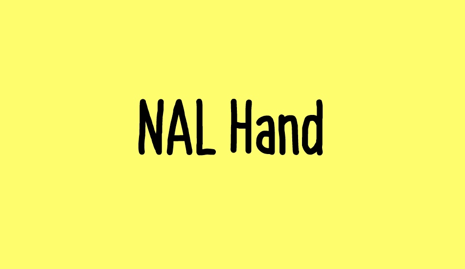 nal-hand font big