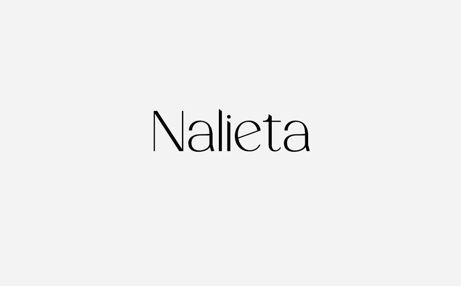 Nalieta font big