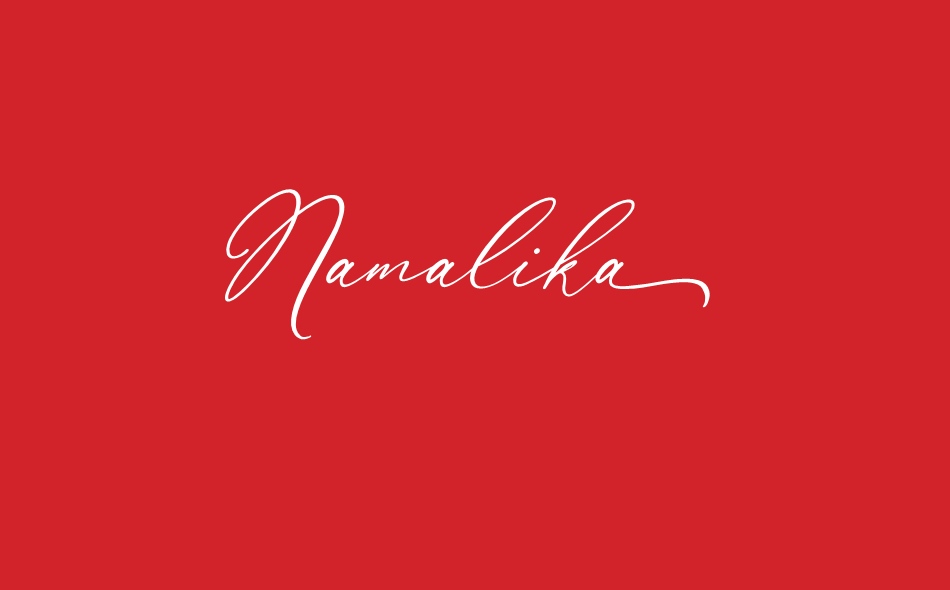 Namalika font big