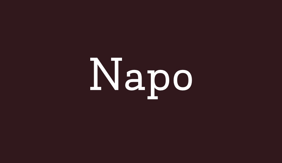 napo font big