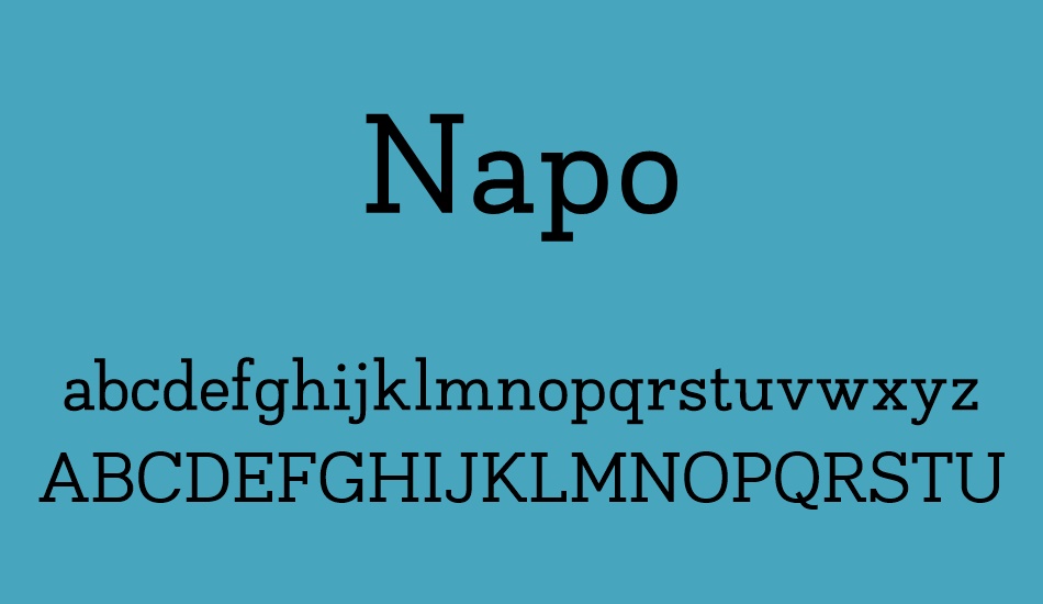 napo font