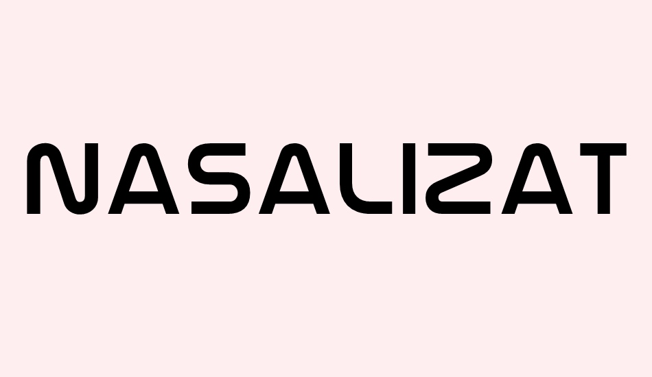 nasalization font big