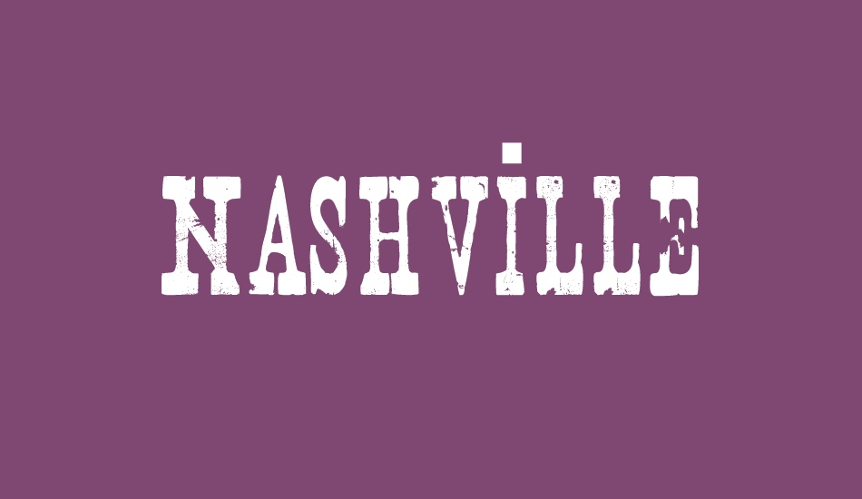 nashville font big