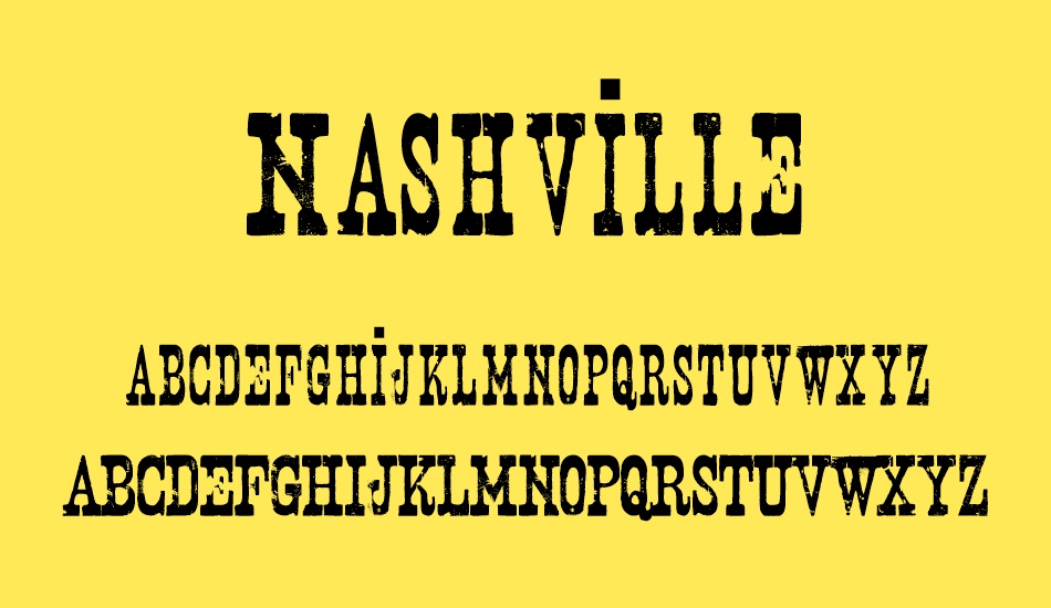 nashville font