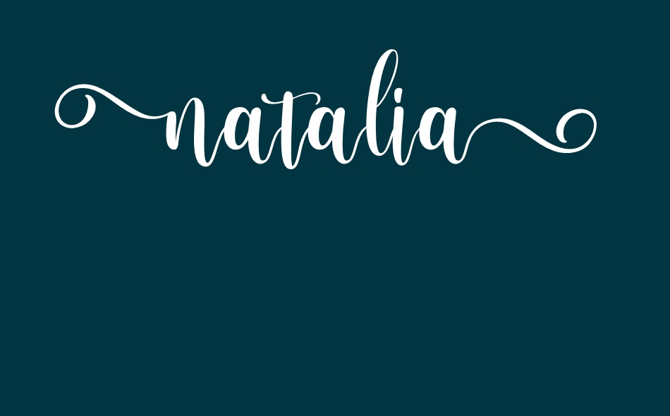 Natalia font big