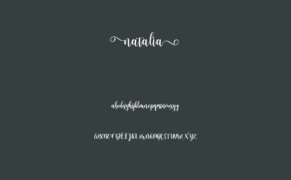 Natalia font