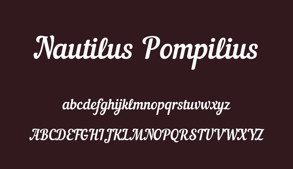 nautilus-pompilius font