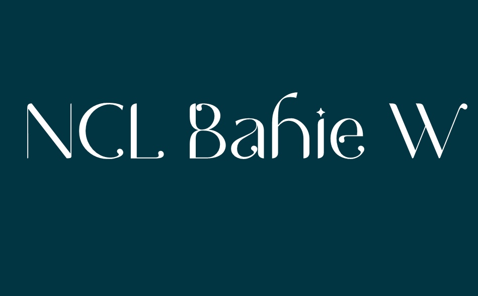 NCL Bahie Waonid font big