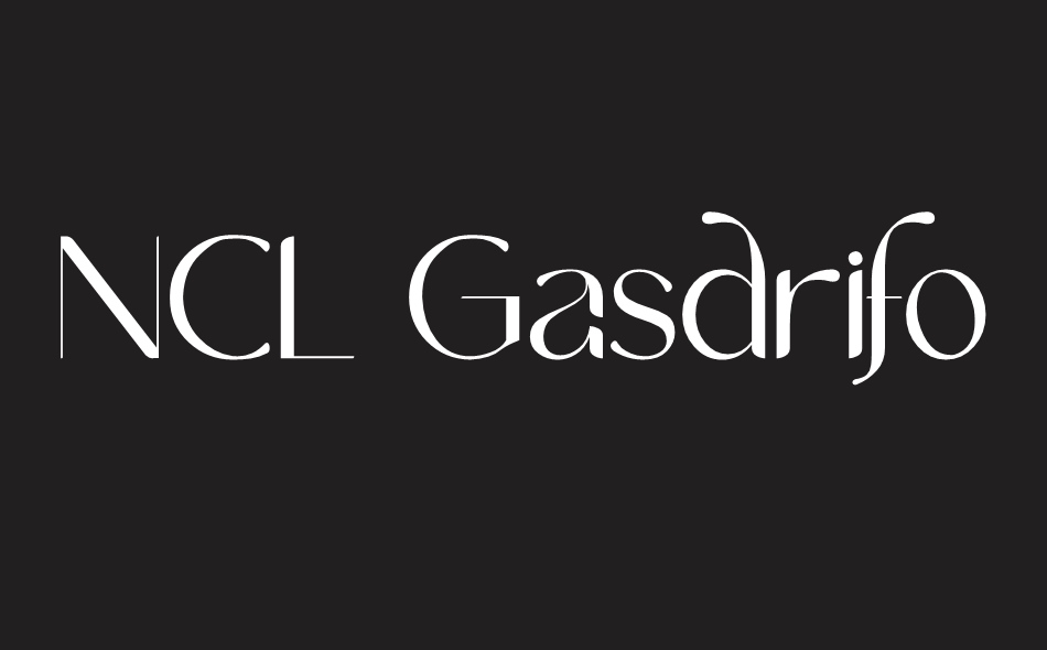 NCL Gasdrifo font big