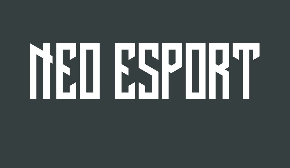 neo-esport font big