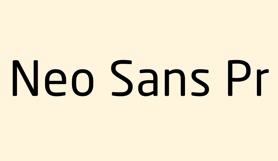 neo-sans-pro font big