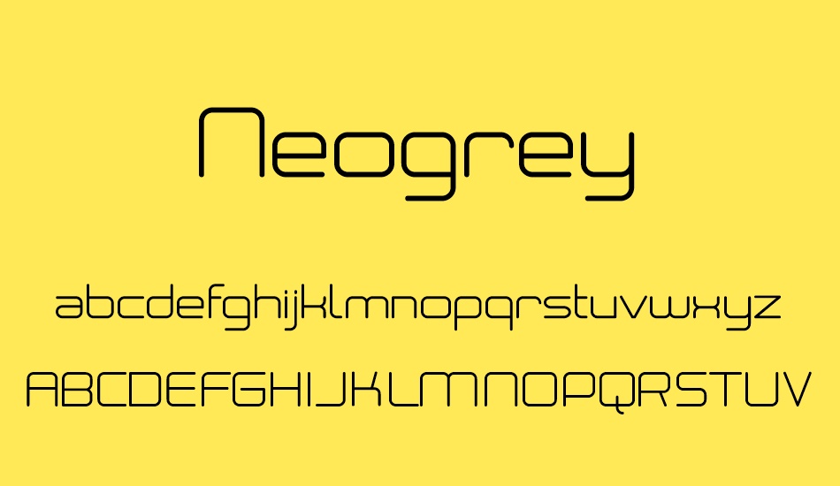 neogrey font