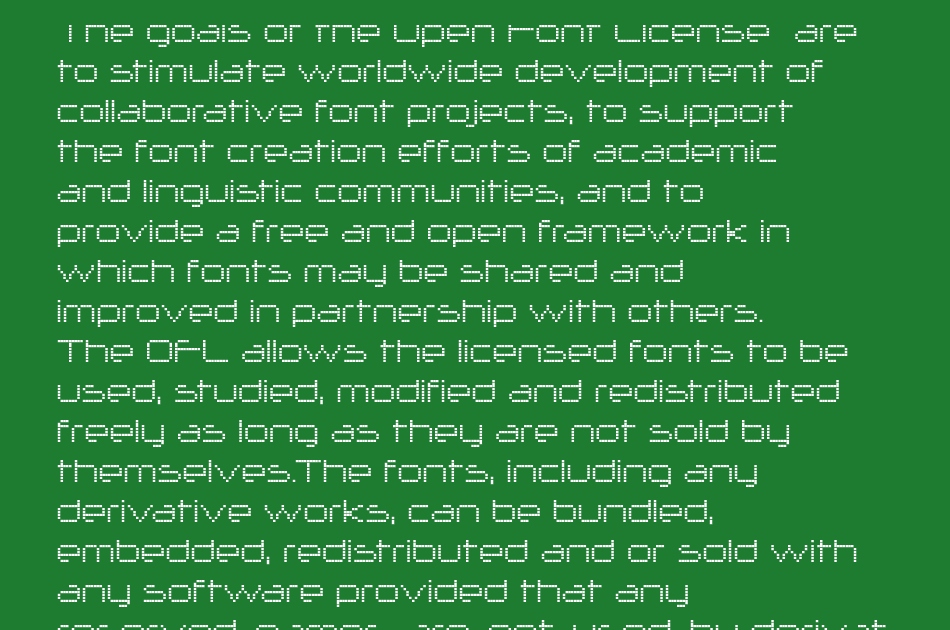 Nerdropol Lattice font 1