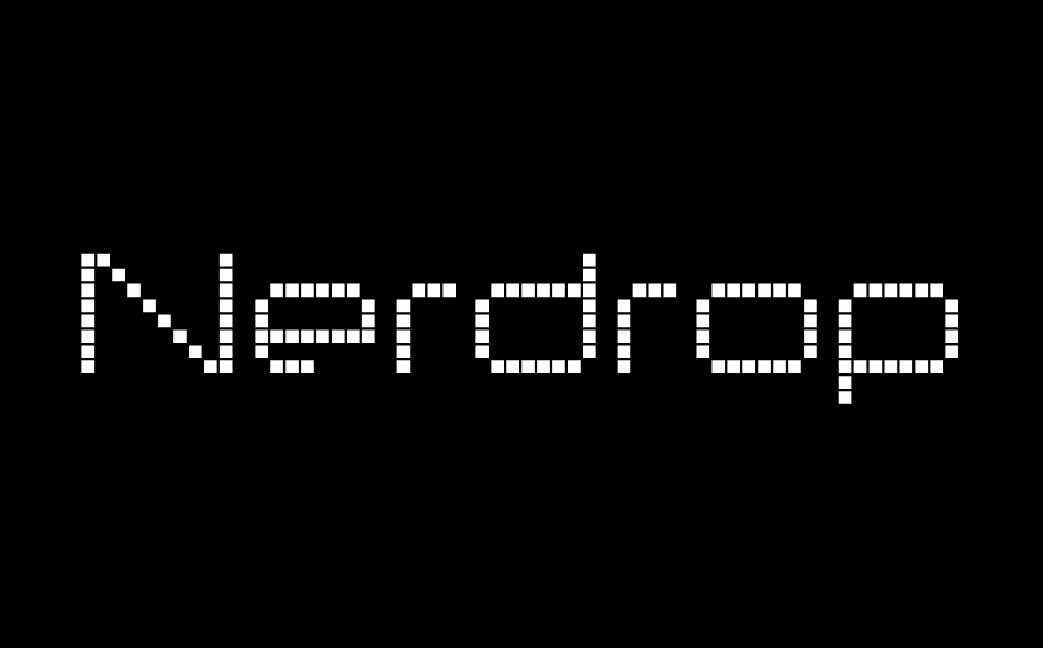 Nerdropol Lattice font big