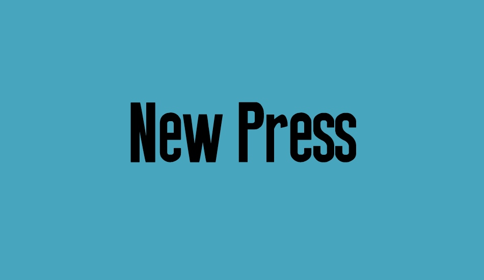 new-press font big