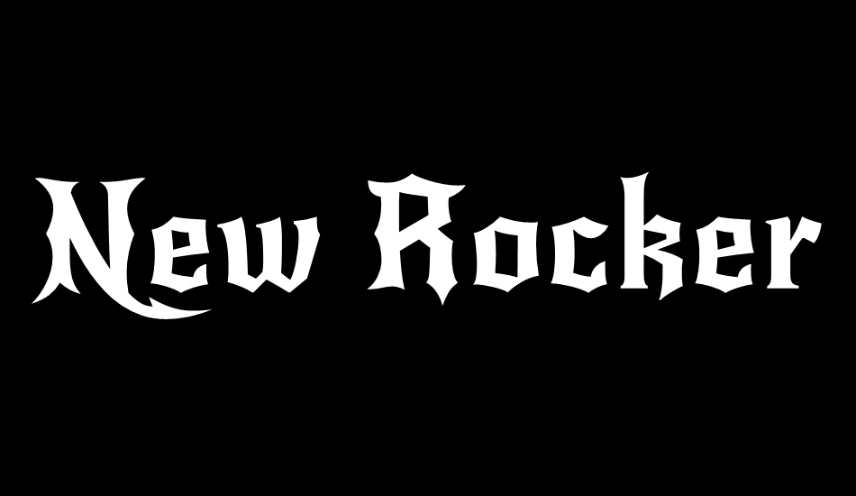 new-rocker font big