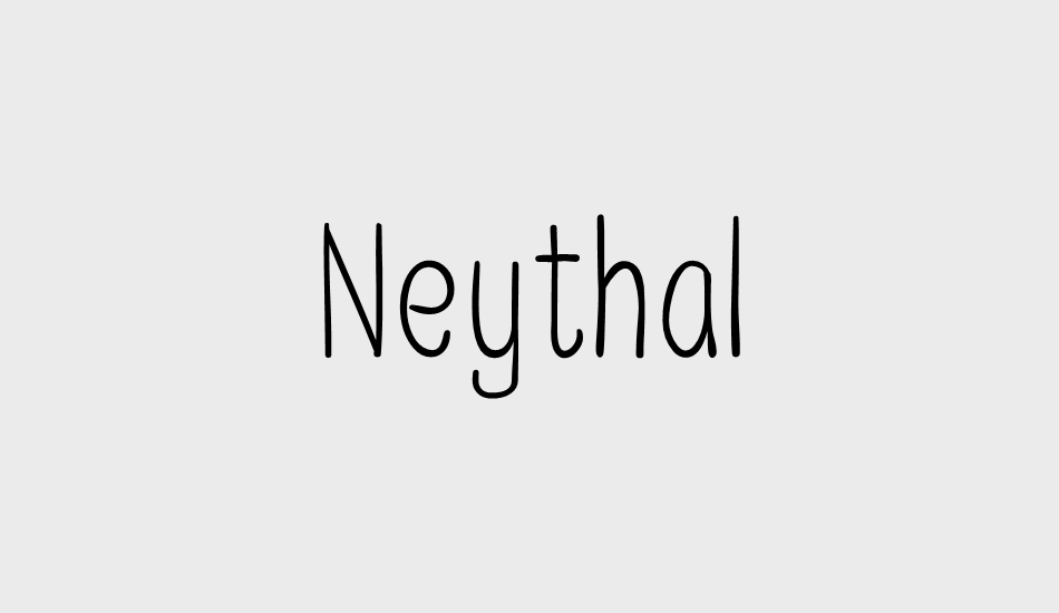 neythal font big
